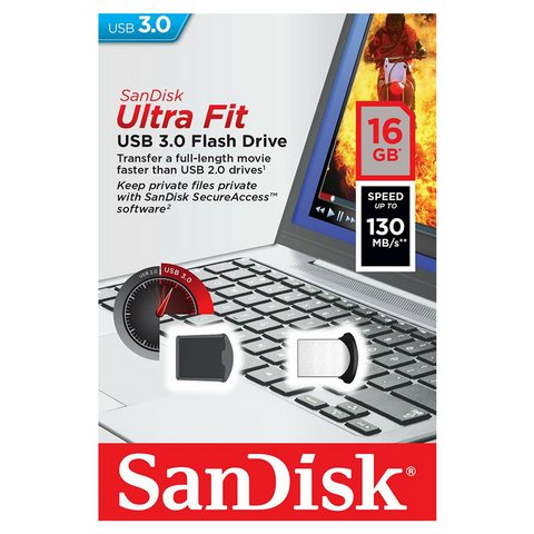 16GB Sandisk Ultra Fit USB3.1 flash drive – SDCZ430-016G