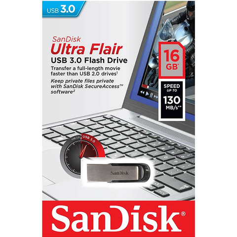 16GB Sandisk Ultra Flair USB3.0 flash drive – SDCZ73-016G