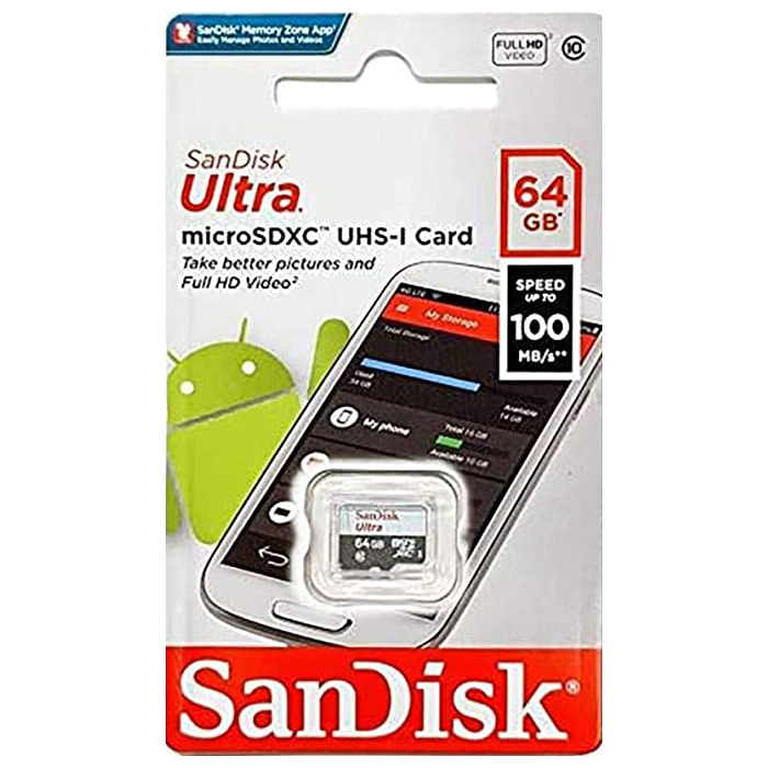 64GB Sandisk Micro SD Ultra Without Adapter - SDSQUNR-064G
