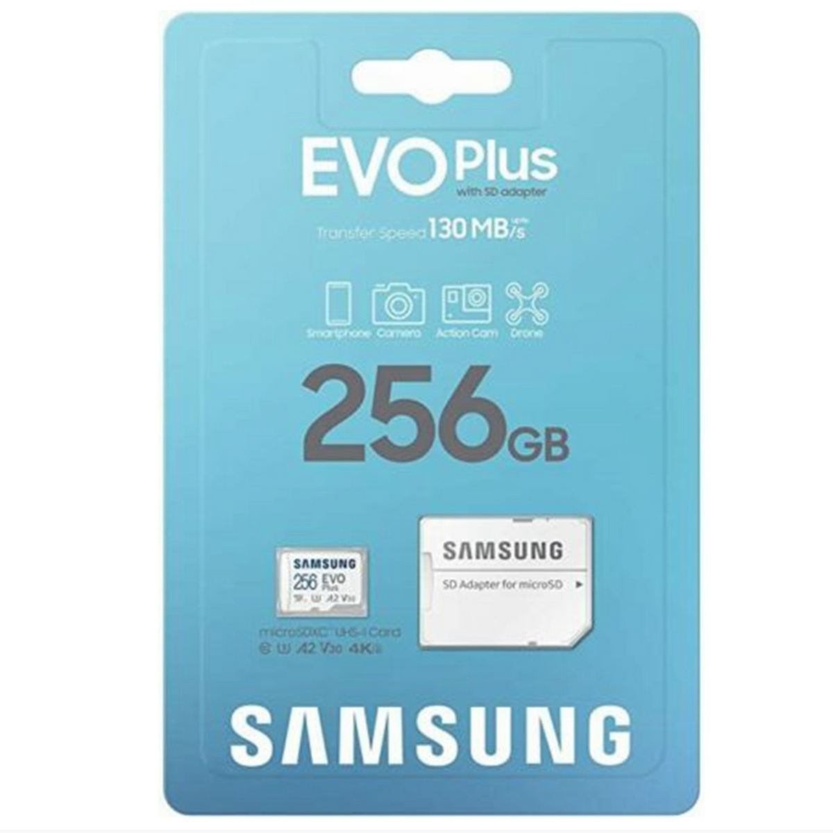 256GB Samsung Evo Plus Micro SD With Adapter - APC MB-MC256kA