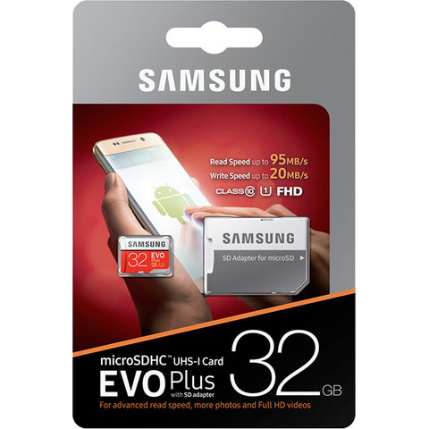 32GB Samsung Evo Plus Micro SD With Adapter - APC MB-MC32GA