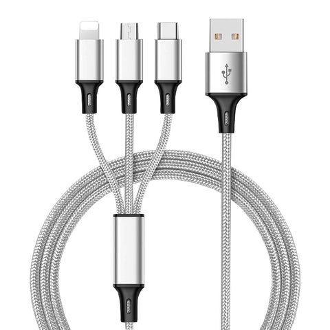 1m 3-in-1 Cellphone Charger Cable